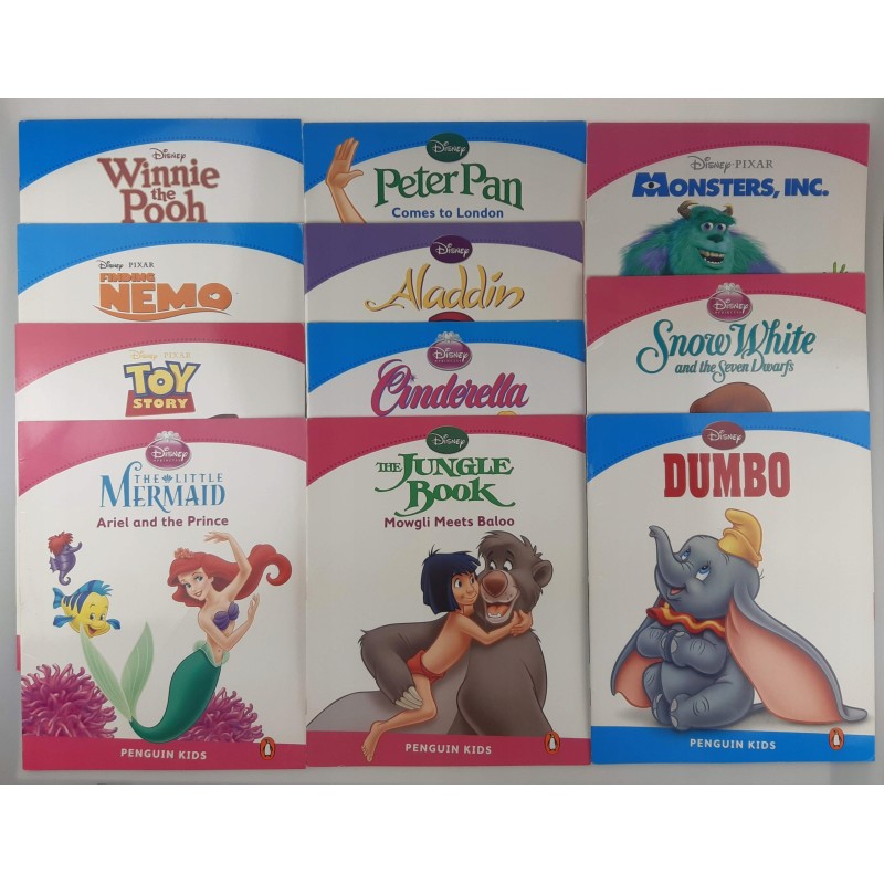 Disney 11 książeczek do nauki języka angielskiego