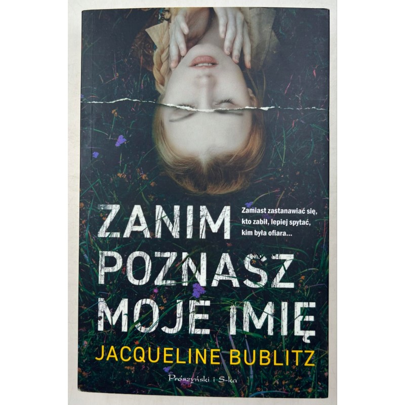 Zanim poznasz moje imię Jacqueline Bublitz