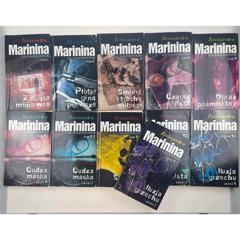 Seria z pistoletem - Marinina 11 książek