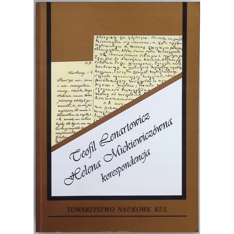 Teofil Lenartowicz Helena Mickiewiczówna korespondencja