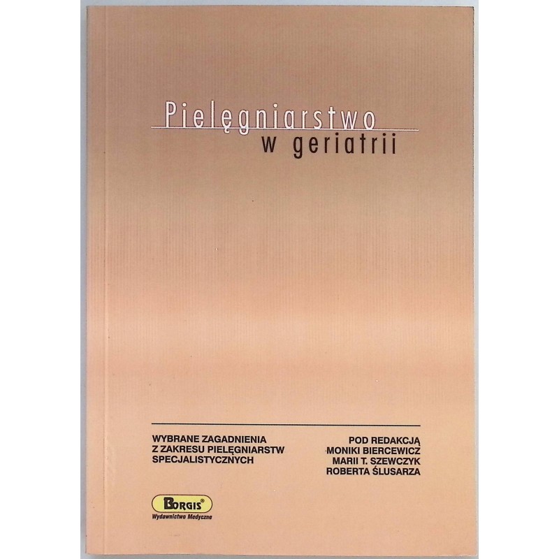 Pielęgniarstwo w geriatrii