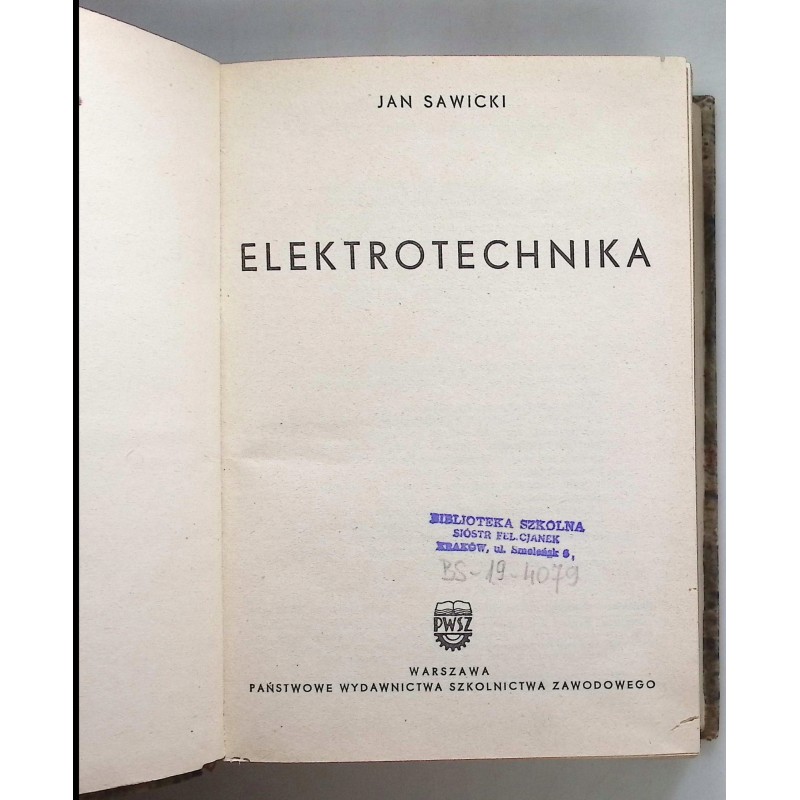 Elektrotechnika Jan Sawicki