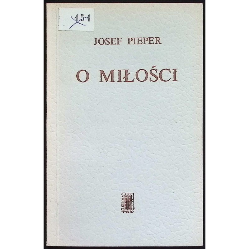 O Miłości Josef Pieper