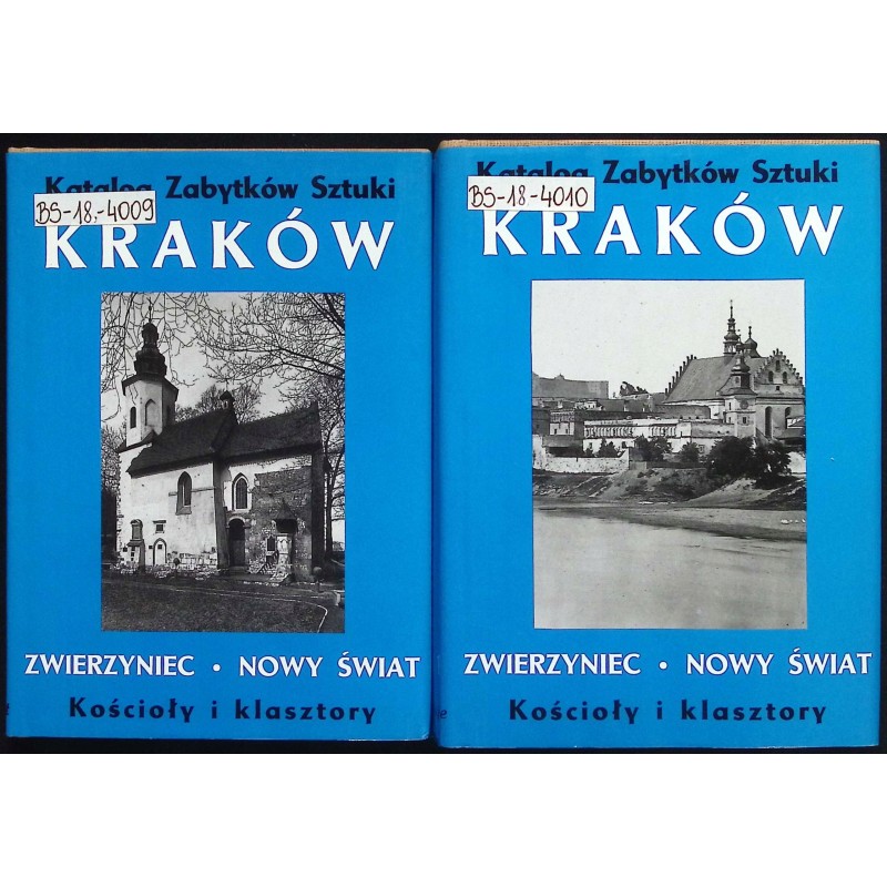 Katalog zabytków sztuki Kraków Zwierzyniec - Nowy Świat Tom 1 i 2