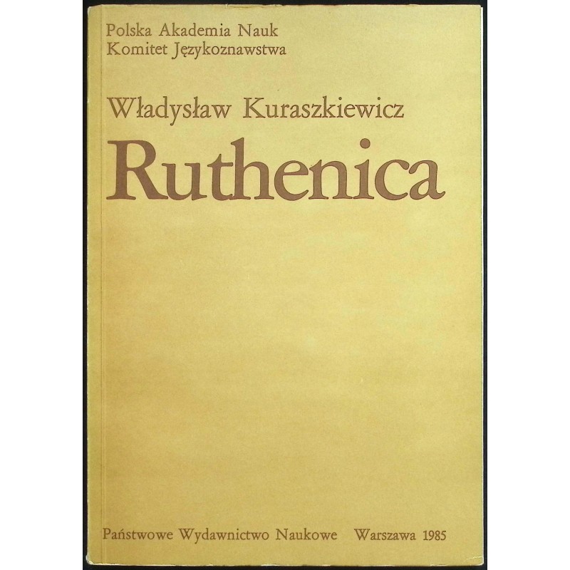 Ruthenica Władysław Kuraszkiewicz