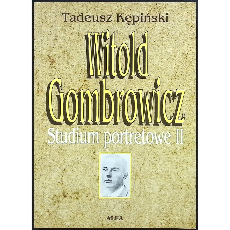 Witold Gombrowicz Studium Portretowe Tadeusz Kępiński
