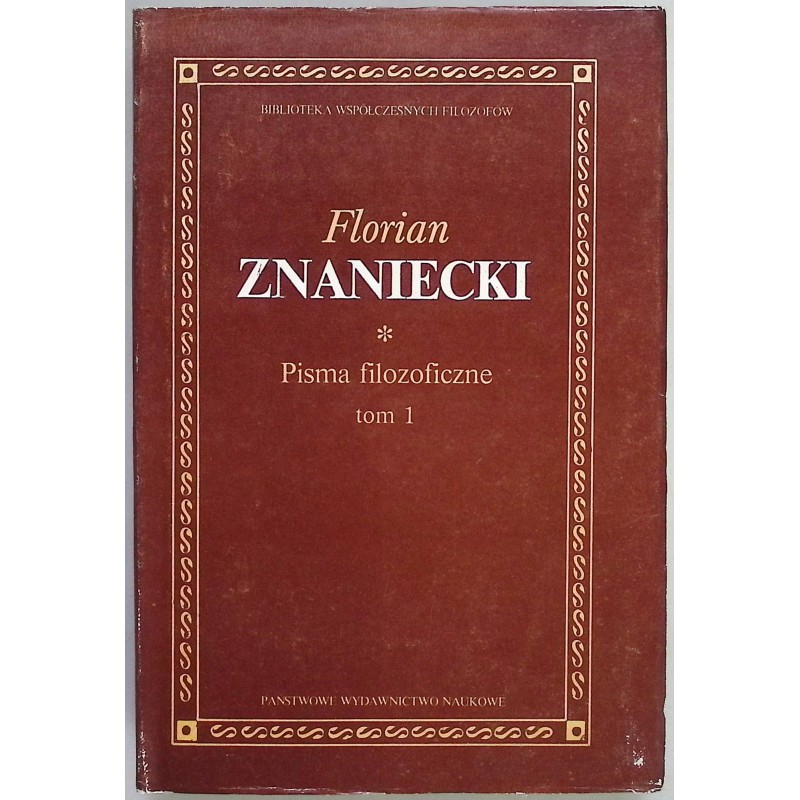 Pisma filozoficzne Znaniecki