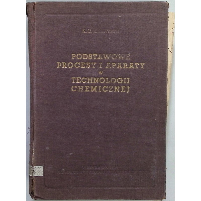 Podstawowe procesy i aparaty w technologii chemicznej Kasatkin