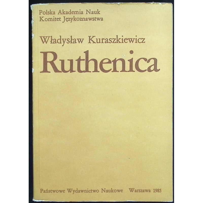 Ruthenica Władysław Kuraszkiewicz
