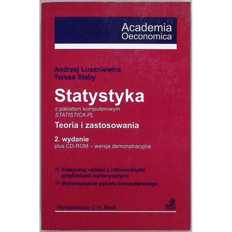 Statystyka. Teoria i zastosowania A.Luszniewicz