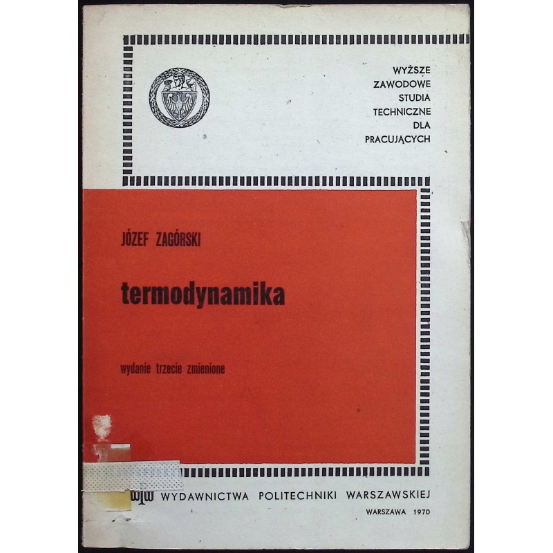 Termodynamika Józef Zagórski