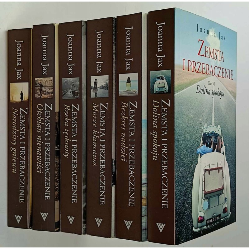 Zemsta i przebaczenie Tom 1-6 Komplet - J. Jax