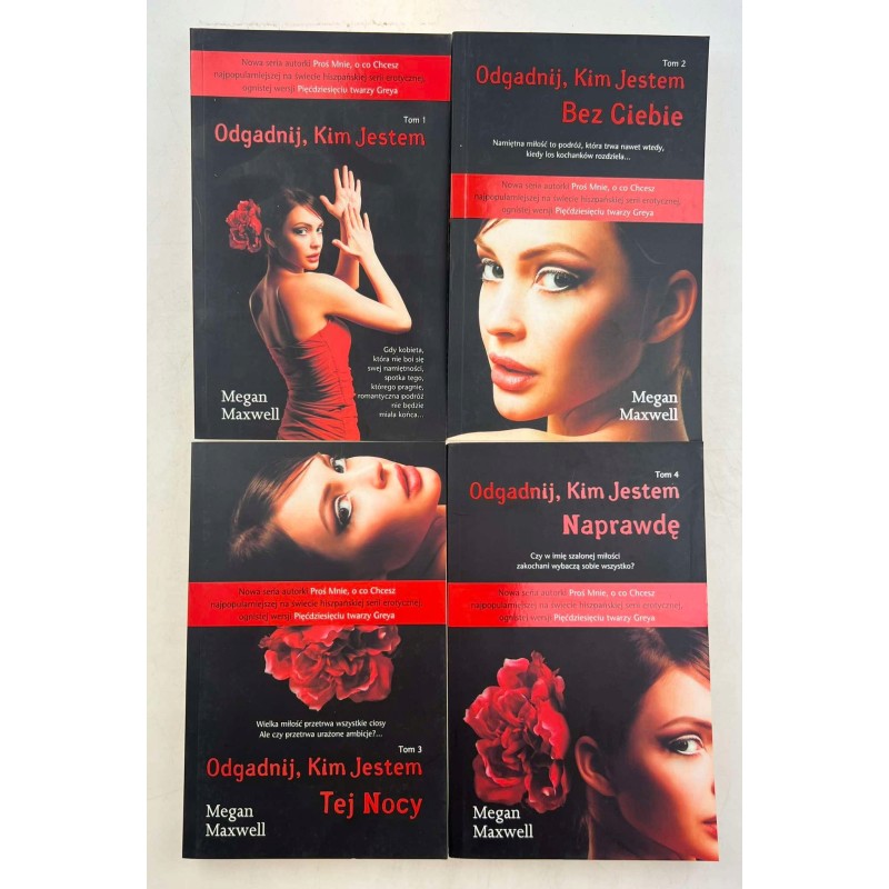 ZESTAW 4 TOMY Odgadnij kim jestem Megan Maxwell
