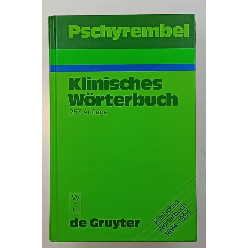 Pschyrembel - Klinisches Worterbuch Helmut Hildebrandt