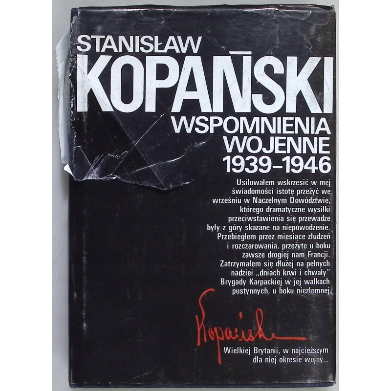 Wspomnienia wojenne Kopański