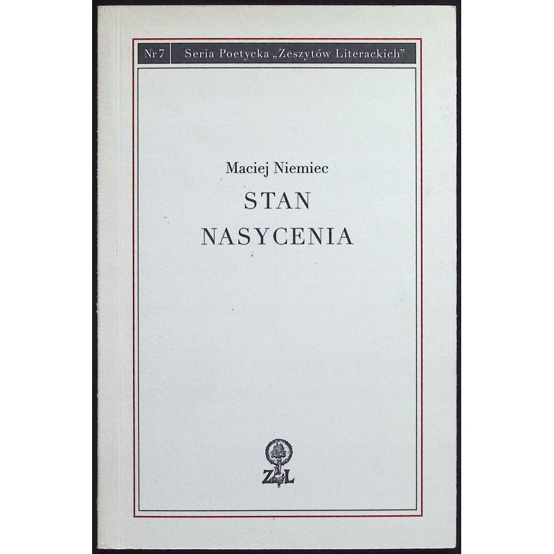 Stan nasycenia Maciej Niemiec