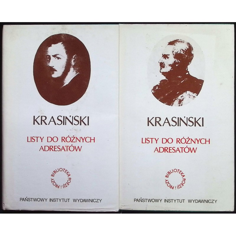 Listy do różnych Adresatów tom 1-2 Krasiński