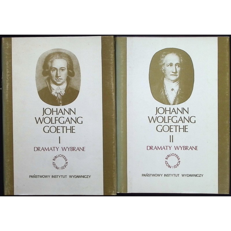 Dramaty wybrane tom 1-2. Johann Wolfgang Goethe
