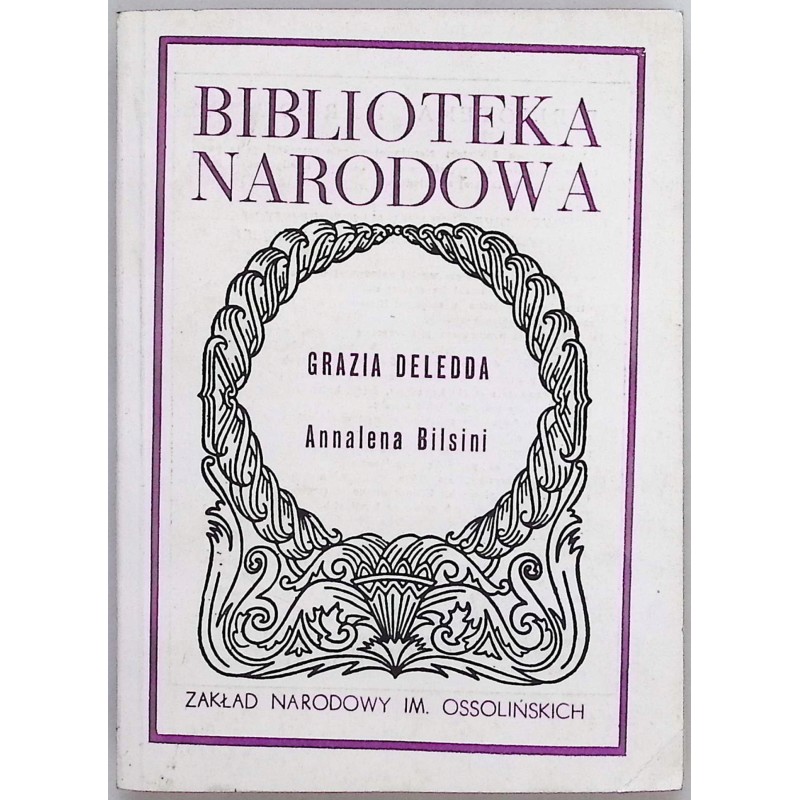 Annalena Bilsini Grazia Cosima Deledda