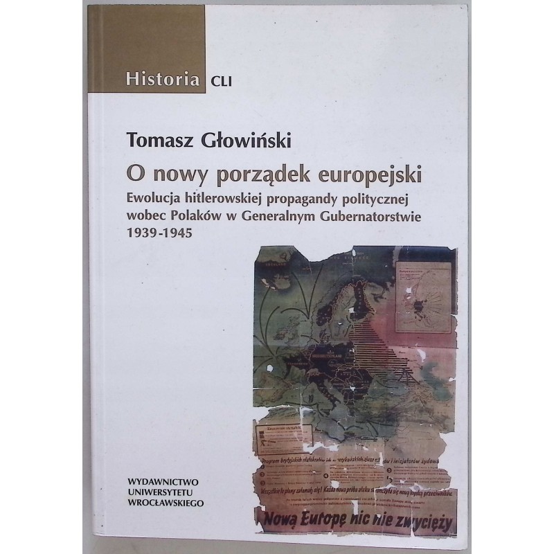 O nowy porządek europejski Tomasz Głowiński