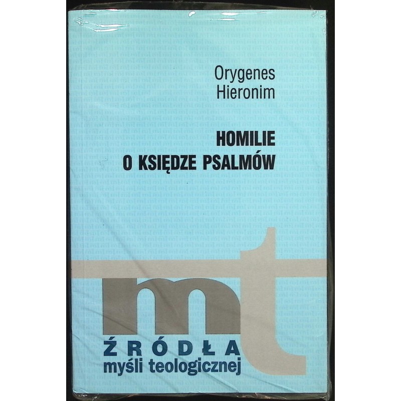 Homilie o Księdze Psalmów Orygenes Hieronim
