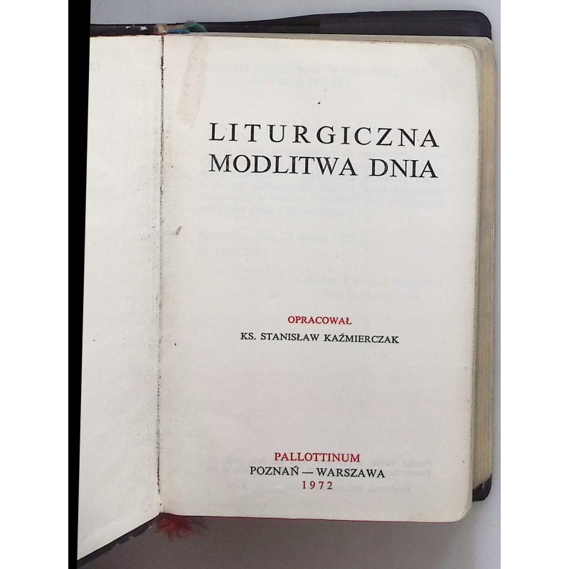 Liturgiczna modlitwa dnia Kaźmierczak