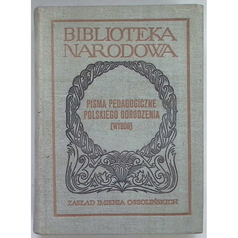 Pisma pedagogiczne polskiego Odrodzenia