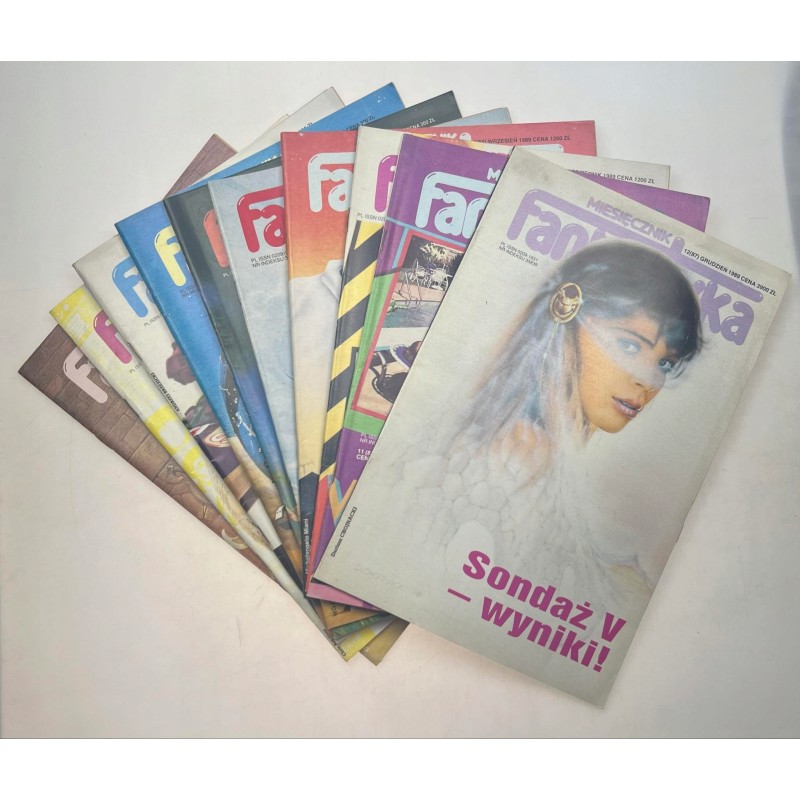 Miesięcznik fantastyka 3-12 1989