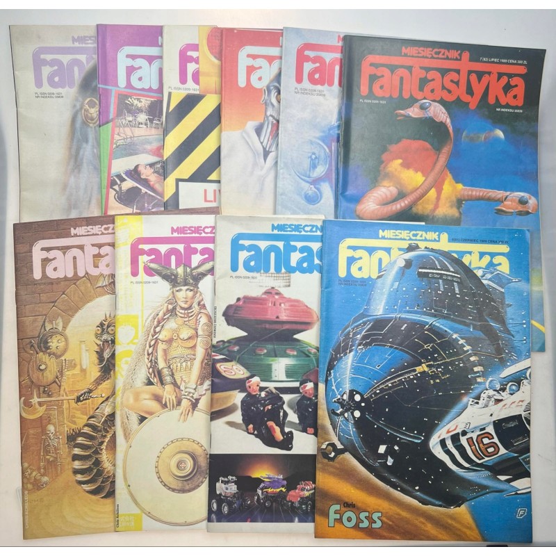 Miesięcznik fantastyka 3-12 1989