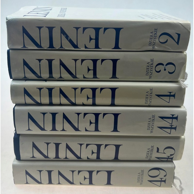 Dzieła wszystkie Lenin 2-4, 44, 45, 49