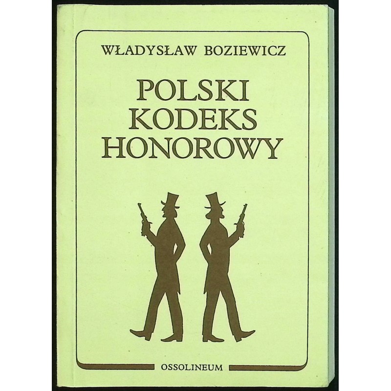Polski kodeks honorowy Władysław Boziewicz