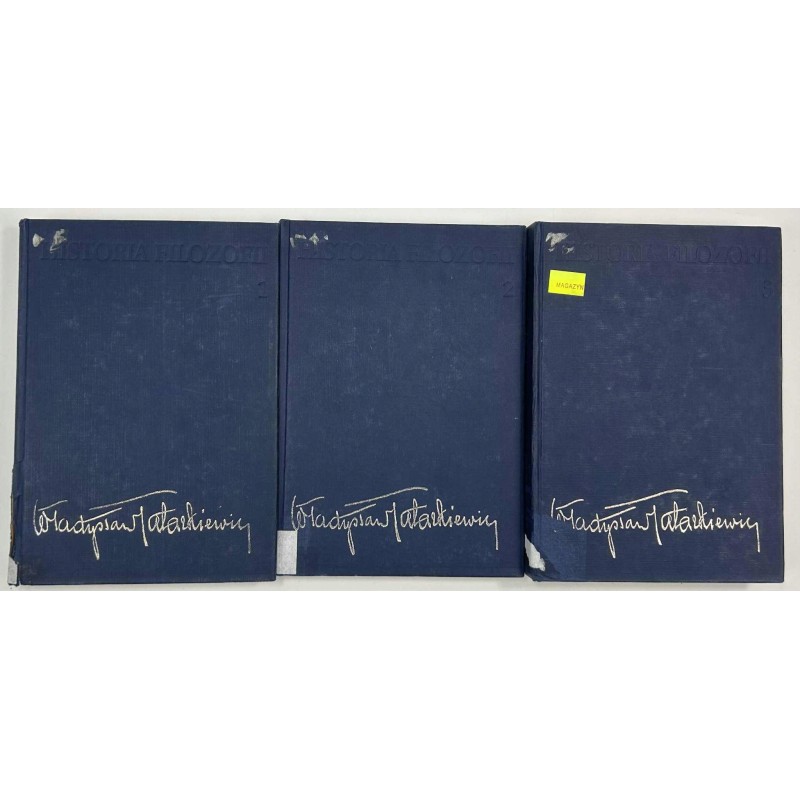 Historia filozofii 1-3 Tatarkiewicz