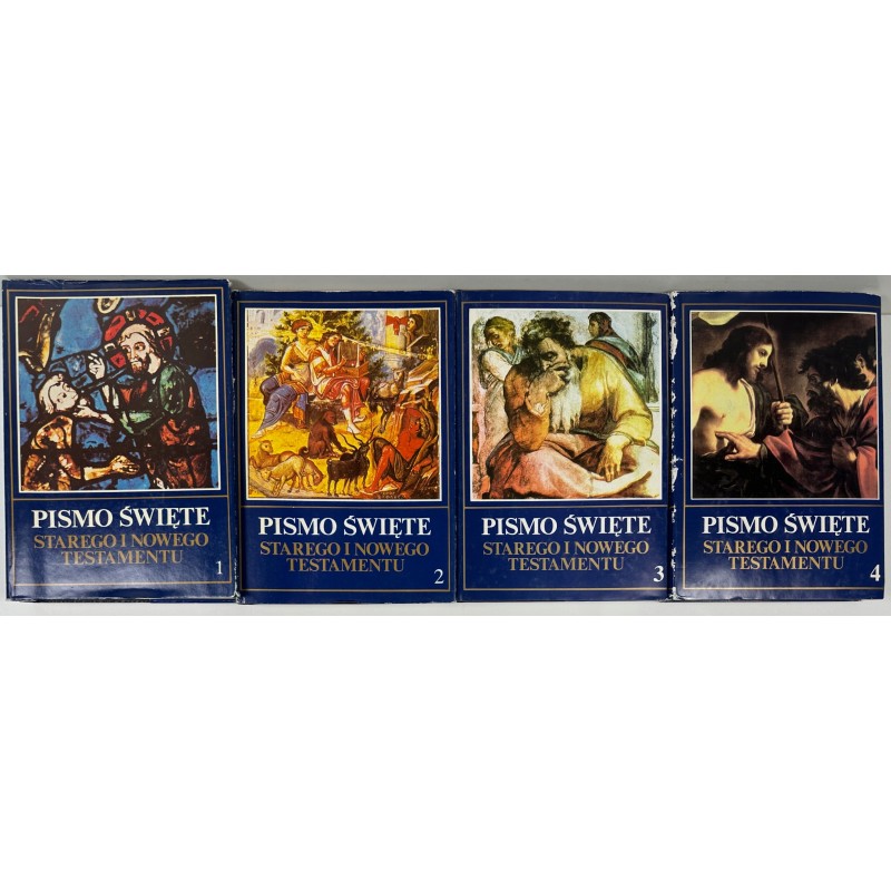 Pismo święte starego i nowego testamentu tom 1-4