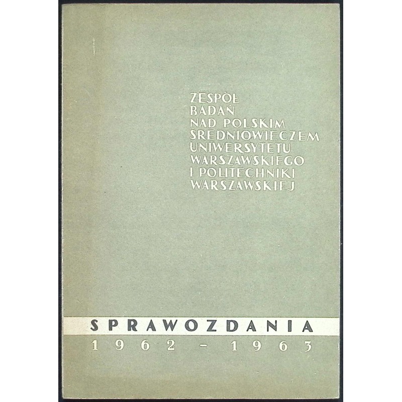 Zespół badań nad polskim średniowieczem Włodzimierz Antoniewicz