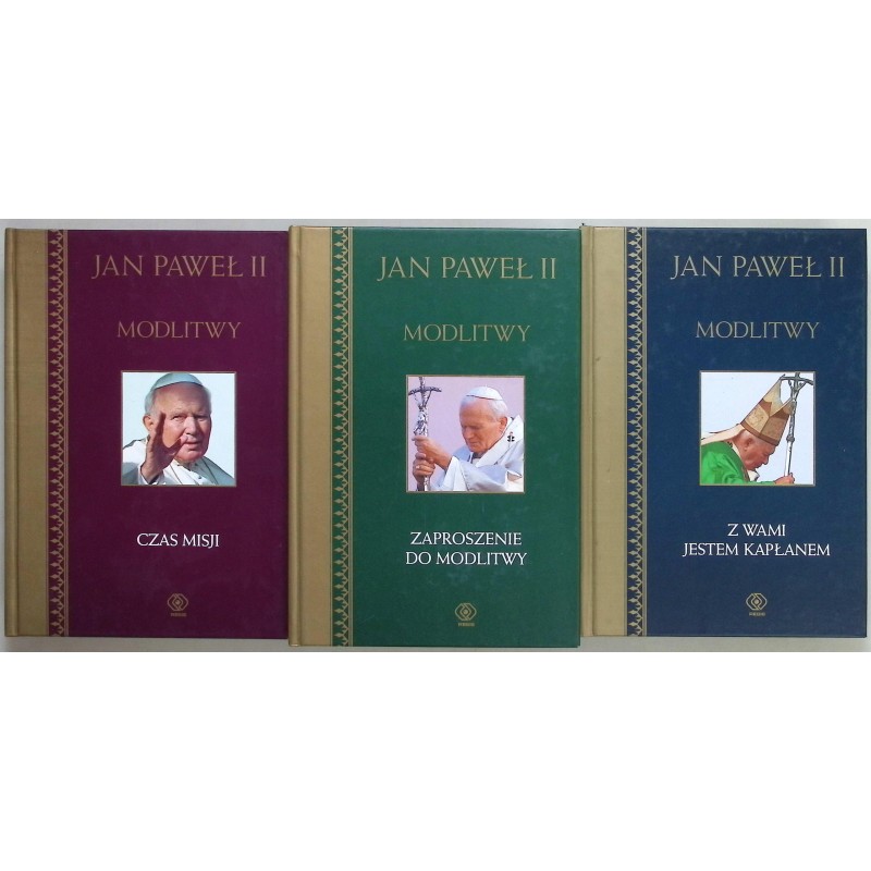 Jan Paweł II Modlitwy Zestaw 3 książek