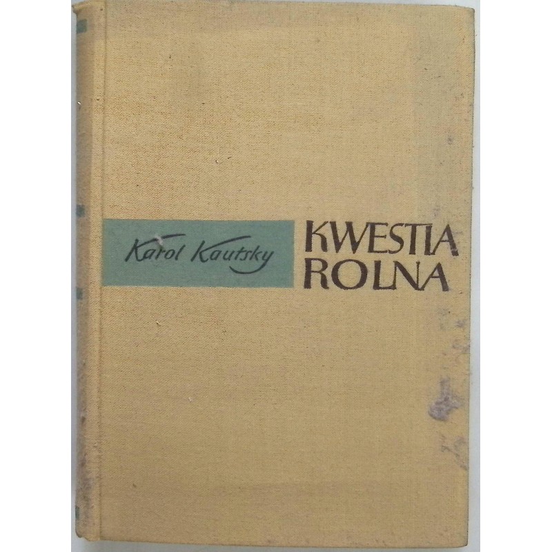 Kwestia rolna Karol Kautsky