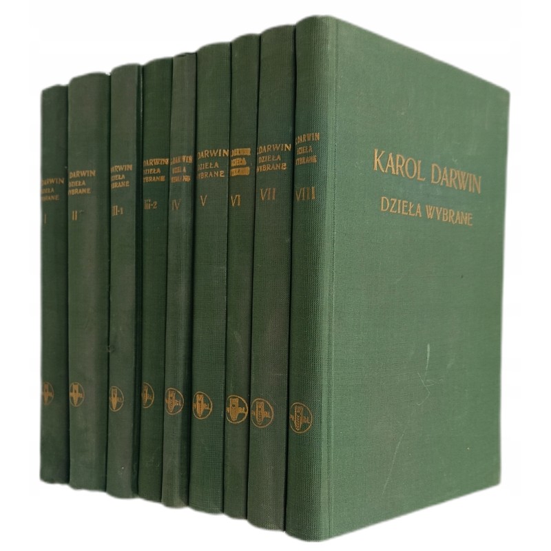 Dzieła wybrane I-VIII Karol Darwin