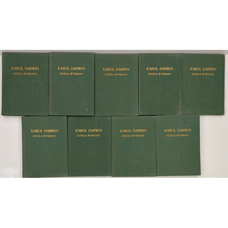 Dzieła wybrane I-VIII Karol Darwin