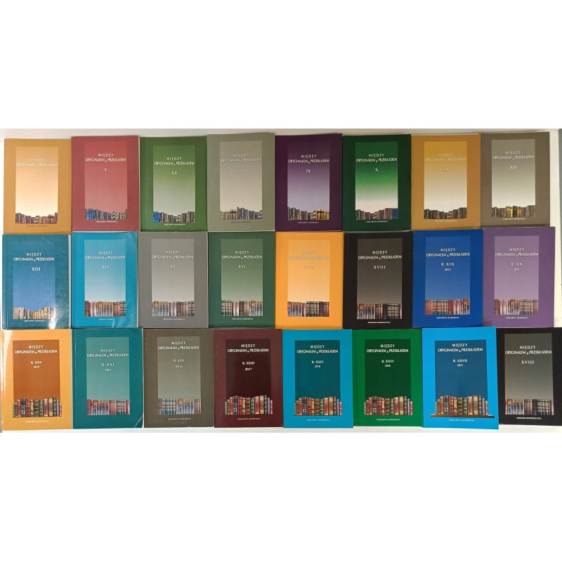 Między oryginałem a przekładem Tom IV-XXVIII (brak tomu VIII)