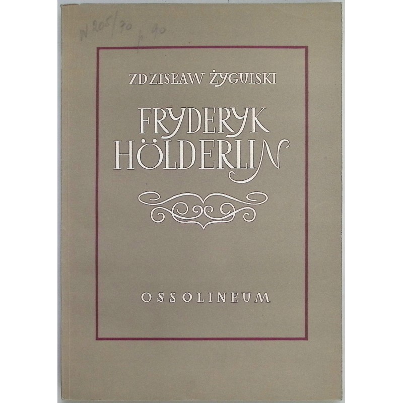 Fryderyk Holderlin Zdzisław Żygulski