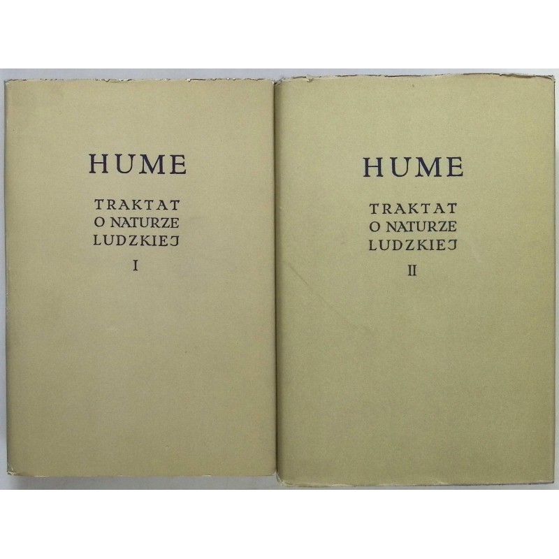 Traktat o naturze ludzkiej I i II Hume
