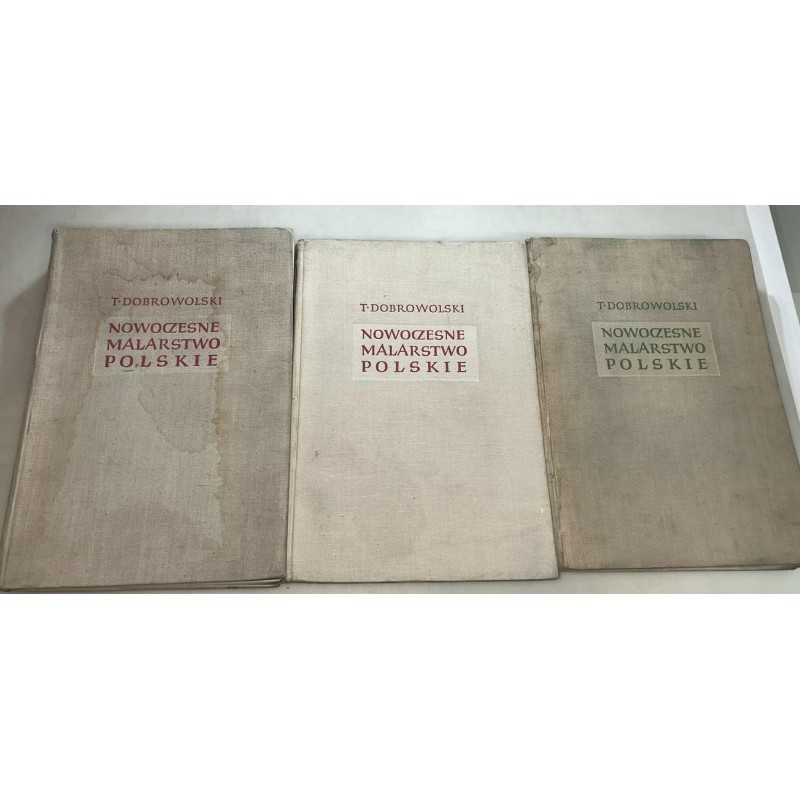 Nowoczesne malarstwo polskie Tom 1 do 3 Tadeusz Dobrowolski