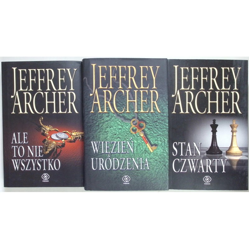 Zestaw 3 książek Jeffrey Archer