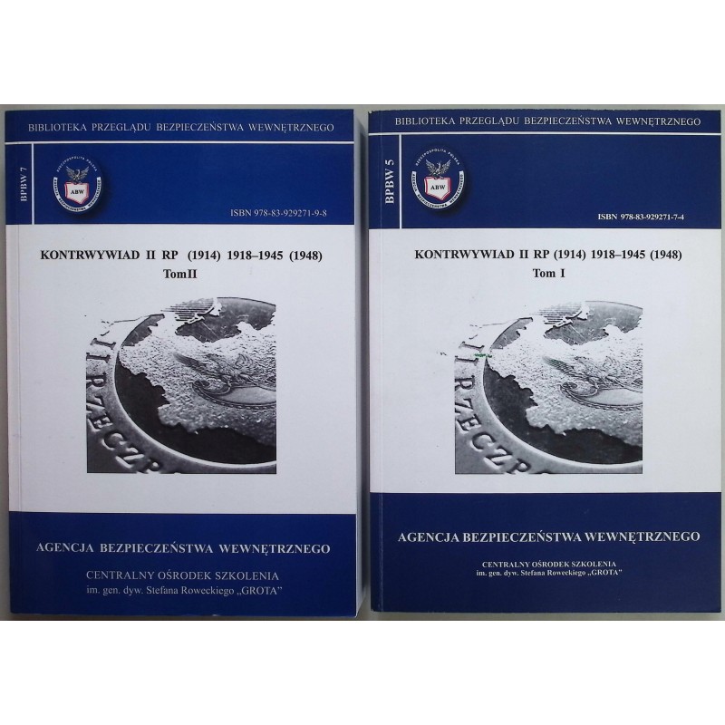 Kontrwywiad II RP (1914) 1918-1945 (1948) Tom I-II Zbigniew Nawrocki