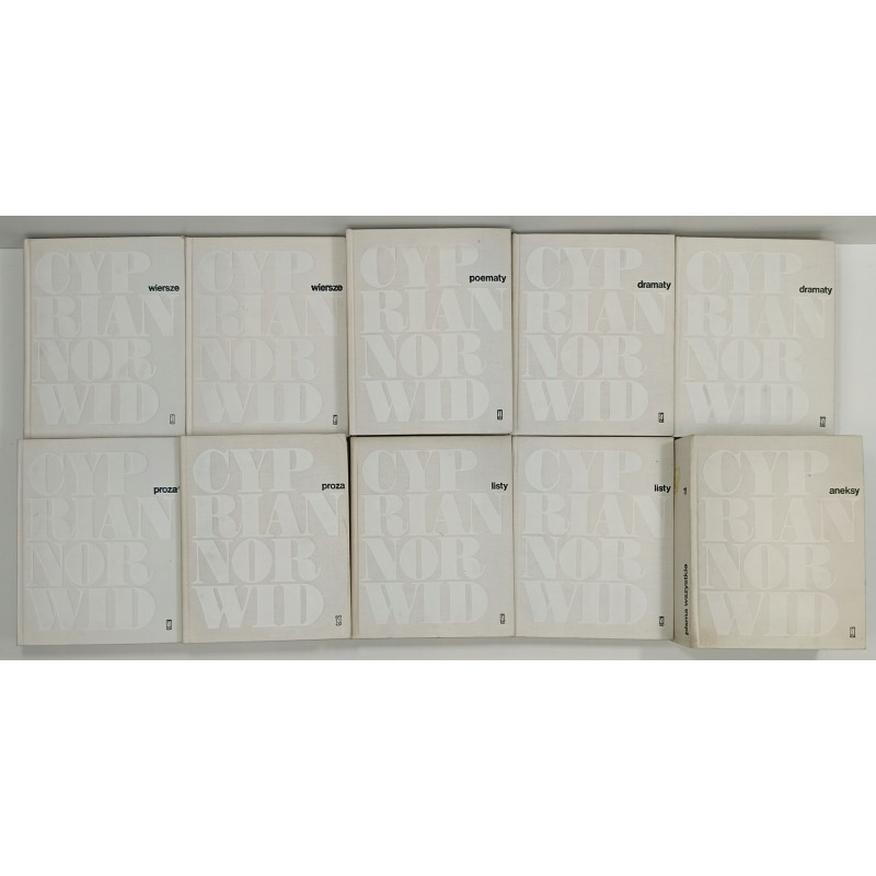 Pisma wszystkie Tom 1-8, 10, 11 Cyprian Norwid