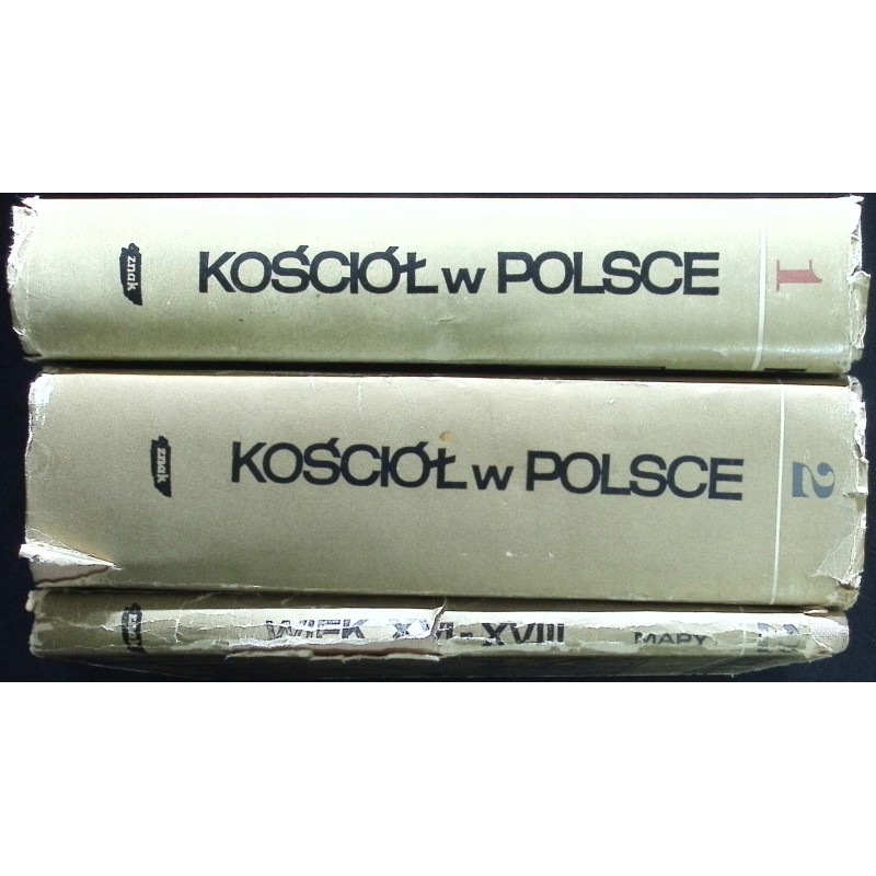 Kościół w Polsce Średniowiecze + wiek XVI-XVIII + mapy