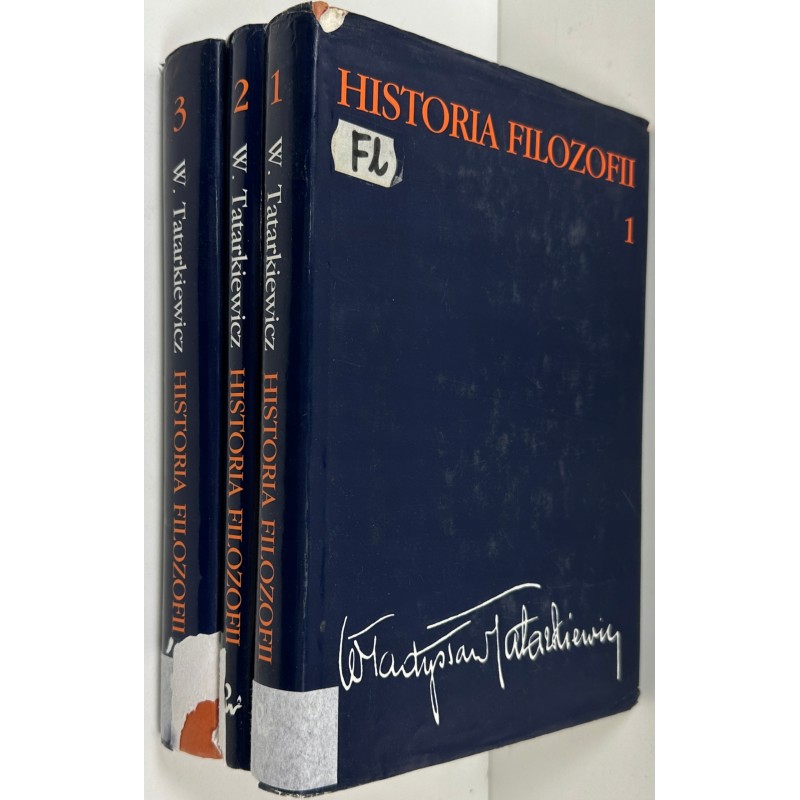Historia filozofii 1-3 Tatarkiewicz