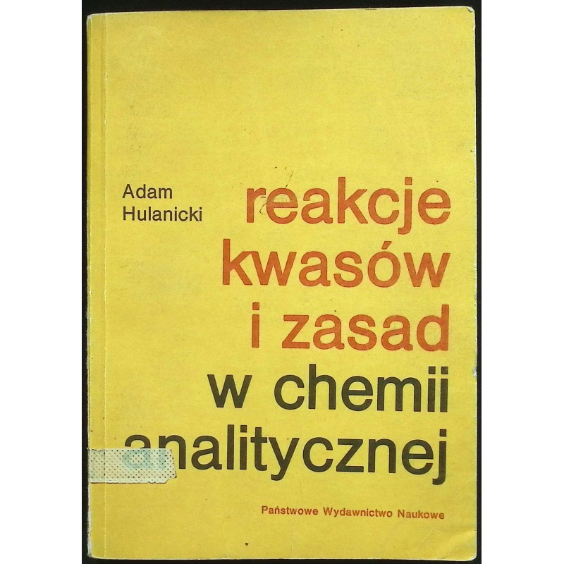Reakcja kwasów i zasad w chemii analitycznej
