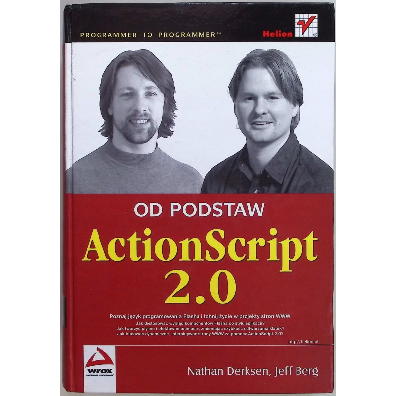 ActionScript 2.0 od podstaw Jeff Berg, Nathan Derksen,