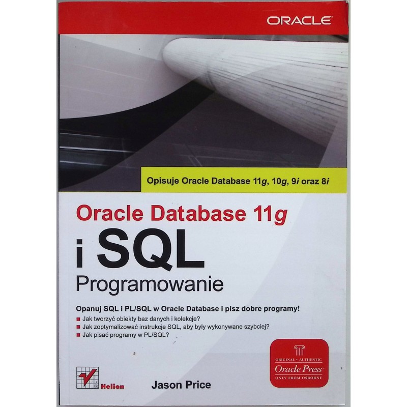 Oracle Database 11g i SQL Programowanie